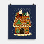 Snoopy On Gingerbread House-None-Matte-Poster-JamesQJO