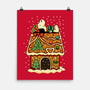 Snoopy On Gingerbread House-None-Matte-Poster-JamesQJO