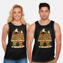 Snoopy On Gingerbread House-Unisex-Basic-Tank-JamesQJO