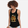 Snoopy On Gingerbread House-Womens-Racerback-Tank-JamesQJO
