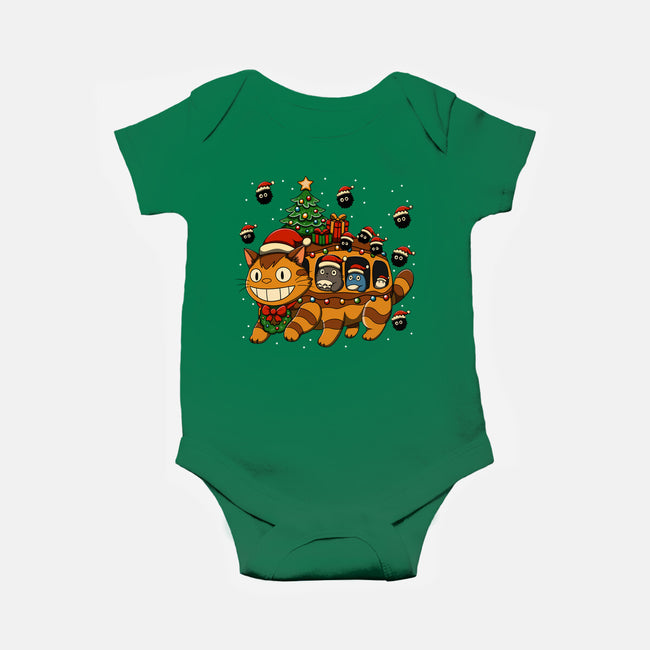 Catbus Christmas-Baby-Basic-Onesie-JamesQJO