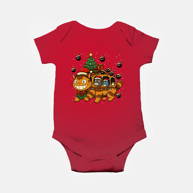 Catbus Christmas-Baby-Basic-Onesie-JamesQJO