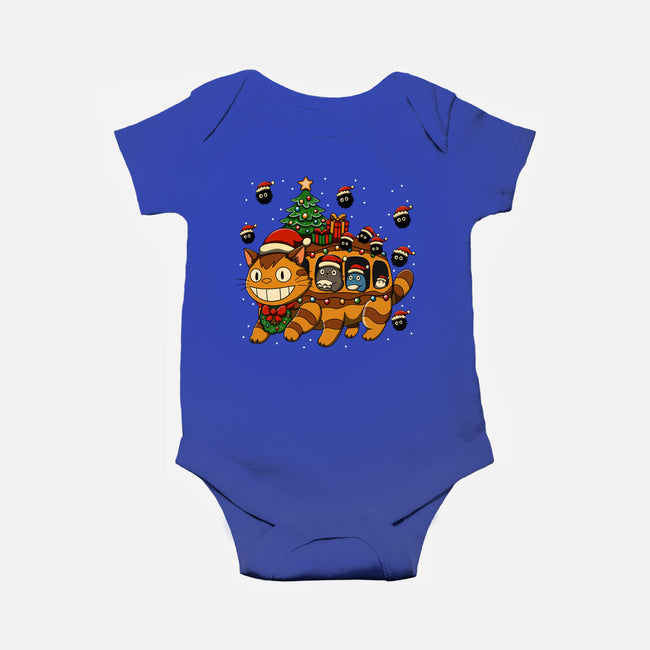 Catbus Christmas-Baby-Basic-Onesie-JamesQJO