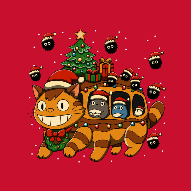 Catbus Christmas-None-Adjustable Tote-Bag-JamesQJO