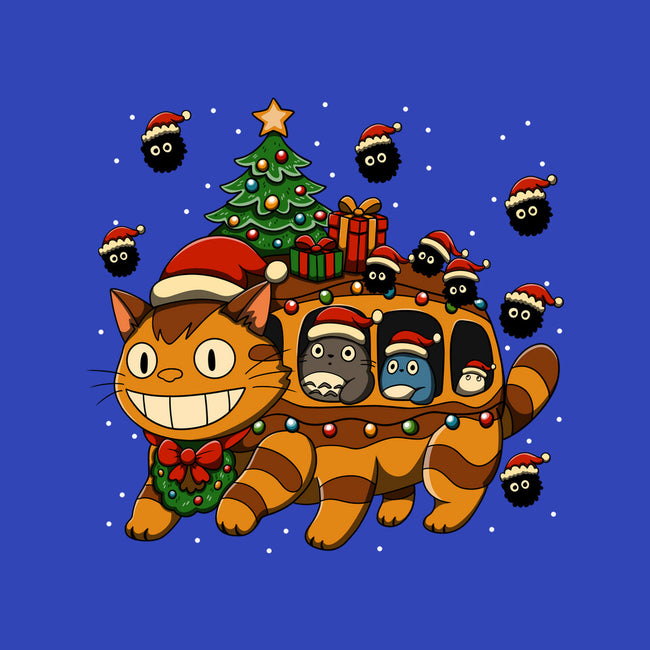 Catbus Christmas-Mens-Basic-Tee-JamesQJO