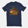Catbus Christmas-Womens-Fitted-Tee-JamesQJO