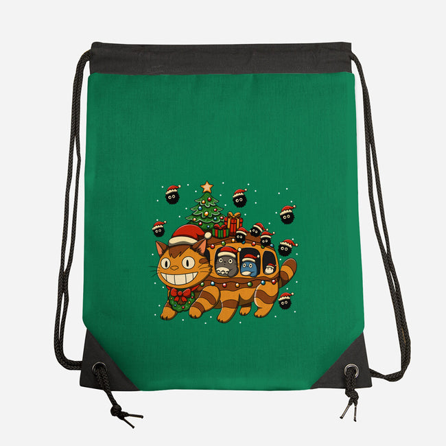 Catbus Christmas-None-Drawstring-Bag-JamesQJO