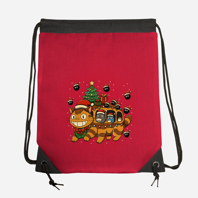 Catbus Christmas-None-Drawstring-Bag-JamesQJO