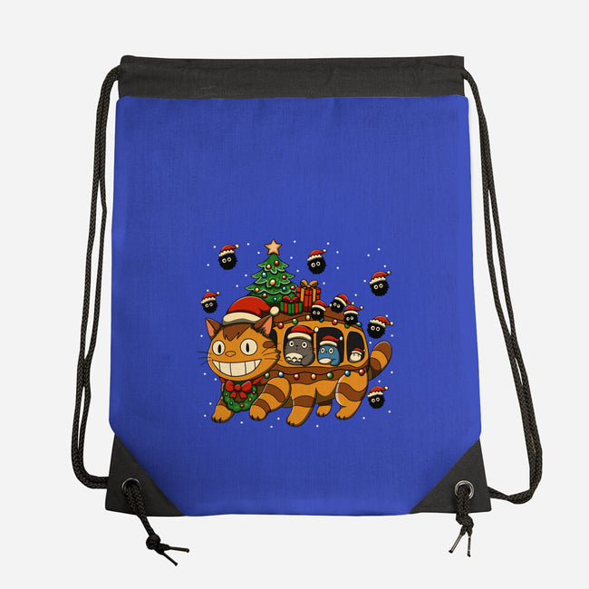 Catbus Christmas-None-Drawstring-Bag-JamesQJO