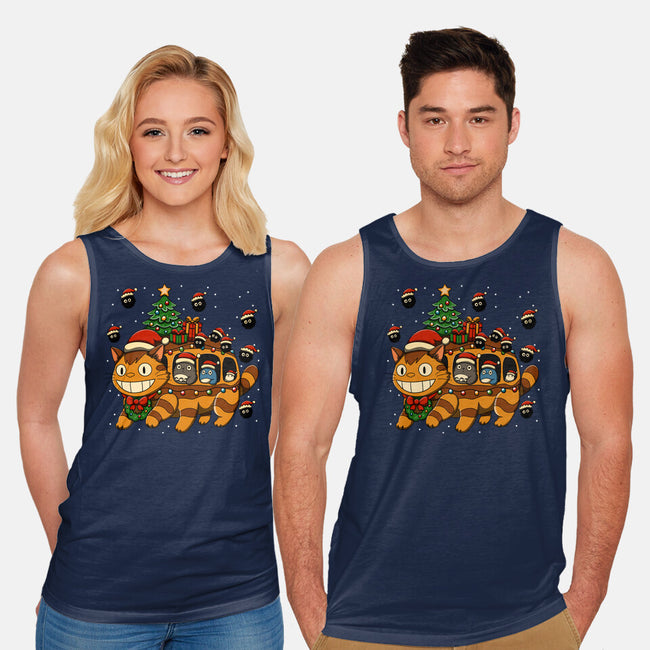 Catbus Christmas-Unisex-Basic-Tank-JamesQJO