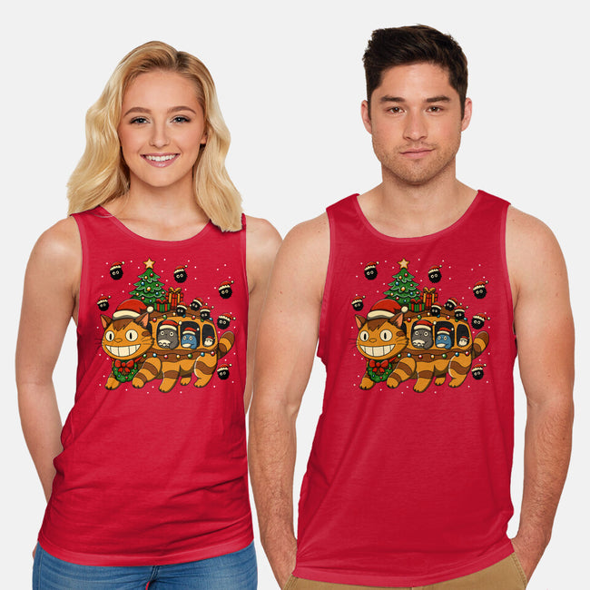 Catbus Christmas-Unisex-Basic-Tank-JamesQJO
