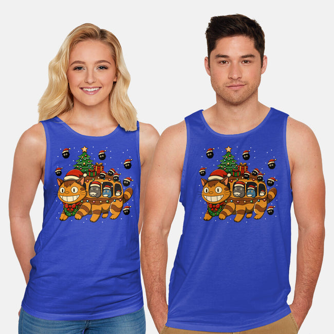 Catbus Christmas-Unisex-Basic-Tank-JamesQJO