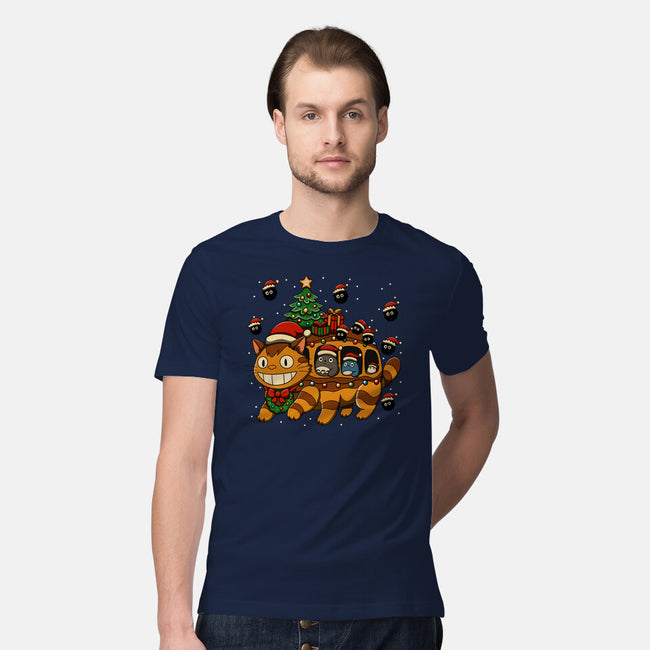 Catbus Christmas-Mens-Premium-Tee-JamesQJO