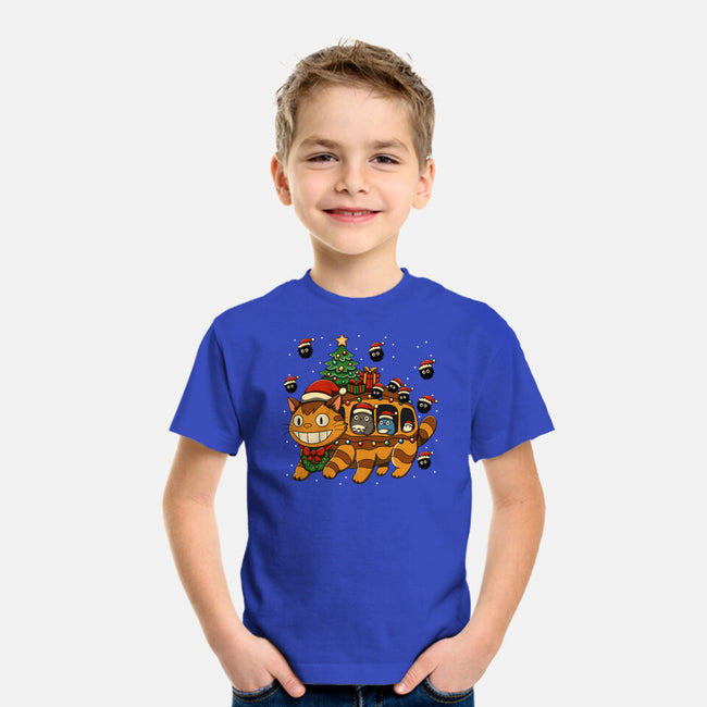 Catbus Christmas-Youth-Basic-Tee-JamesQJO