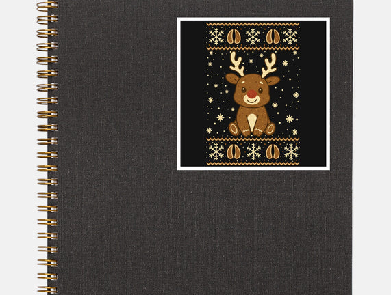 Gingerbread Reindeer Ugly Sweater