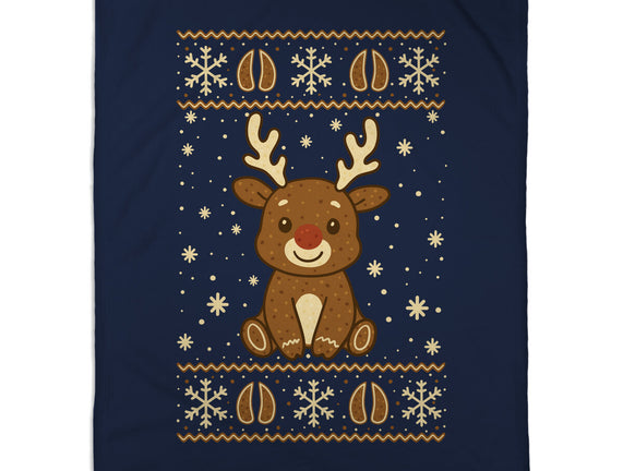 Gingerbread Reindeer Ugly Sweater