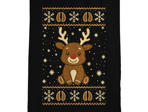Gingerbread Reindeer Ugly Sweater