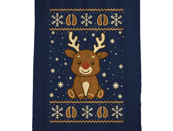 Gingerbread Reindeer Ugly Sweater
