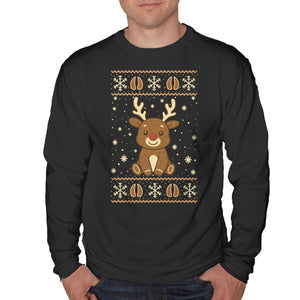 Gingerbread Reindeer Ugly Sweater