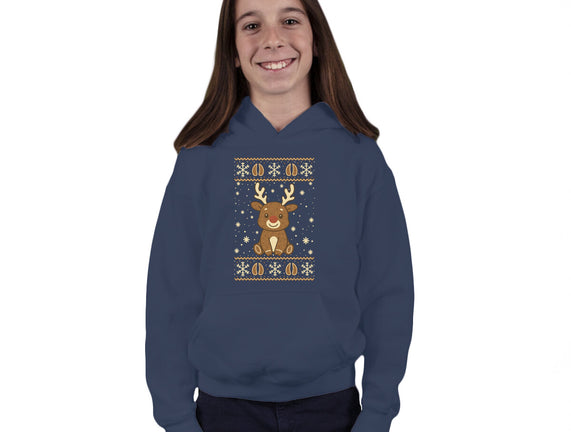 Gingerbread Reindeer Ugly Sweater