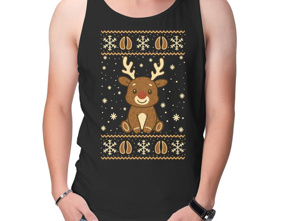 Gingerbread Reindeer Ugly Sweater