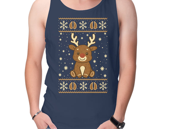 Gingerbread Reindeer Ugly Sweater
