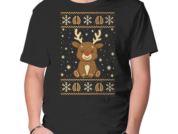 Gingerbread Reindeer Ugly Sweater