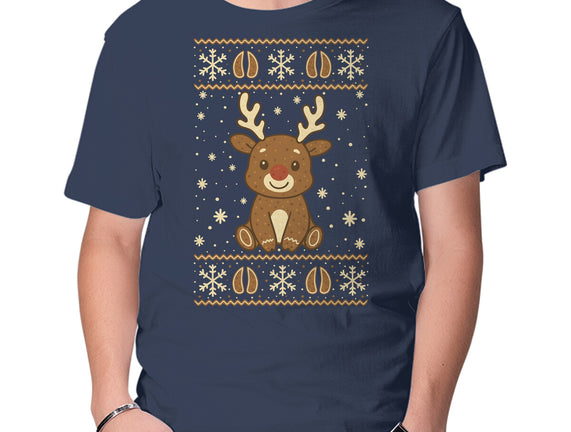 Gingerbread Reindeer Ugly Sweater