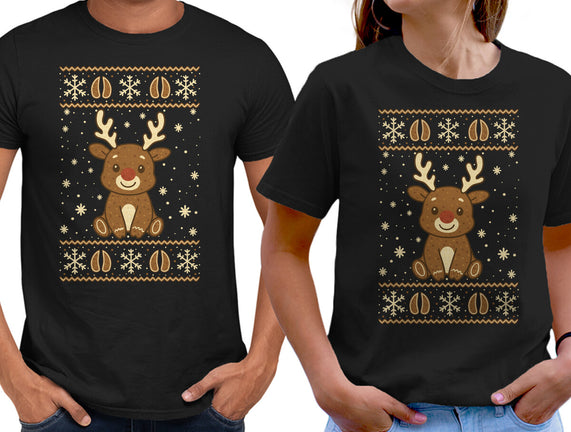 Gingerbread Reindeer Ugly Sweater