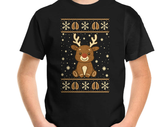 Gingerbread Reindeer Ugly Sweater