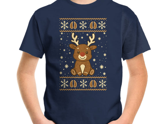 Gingerbread Reindeer Ugly Sweater