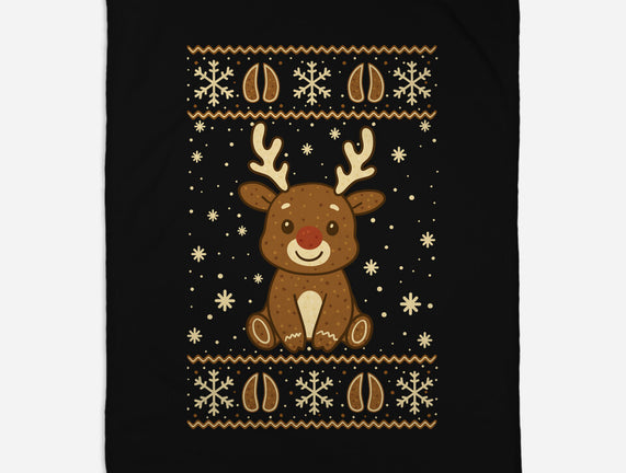 Gingerbread Reindeer Ugly Sweater