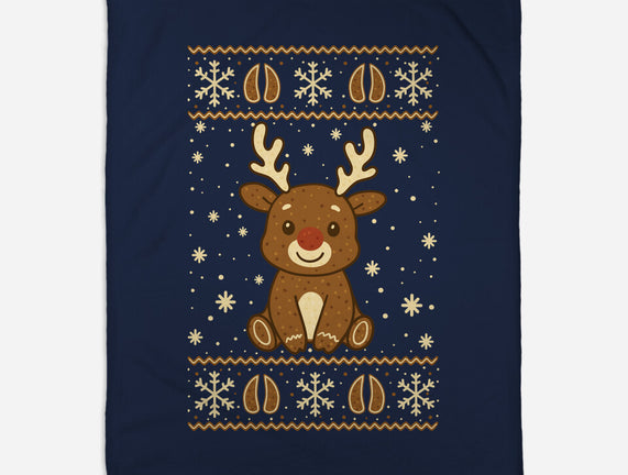 Gingerbread Reindeer Ugly Sweater