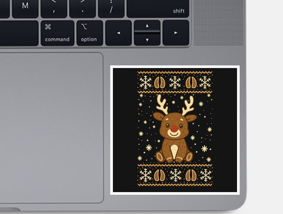 Gingerbread Reindeer Ugly Sweater