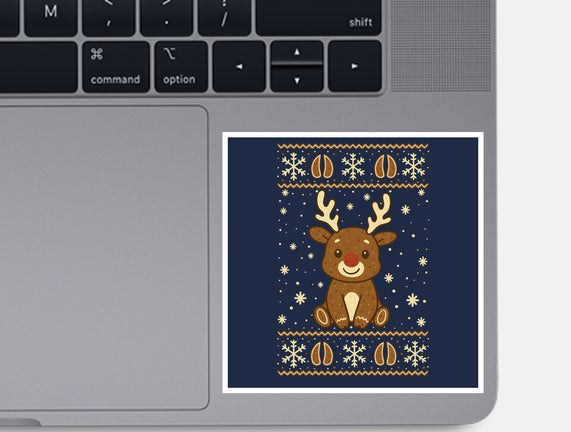 Gingerbread Reindeer Ugly Sweater