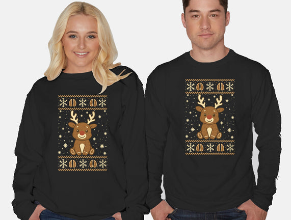 Gingerbread Reindeer Ugly Sweater