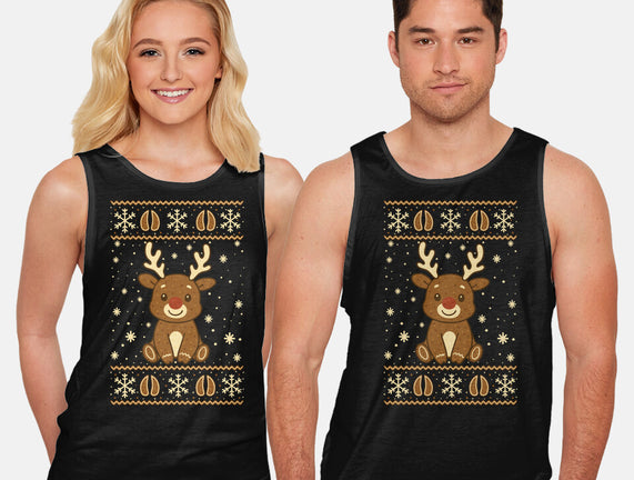 Gingerbread Reindeer Ugly Sweater