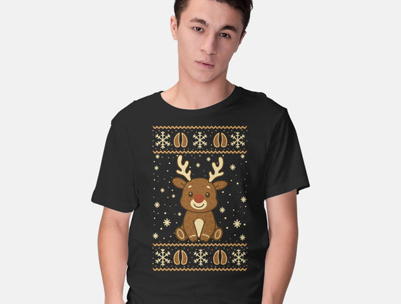 Gingerbread Reindeer Ugly Sweater
