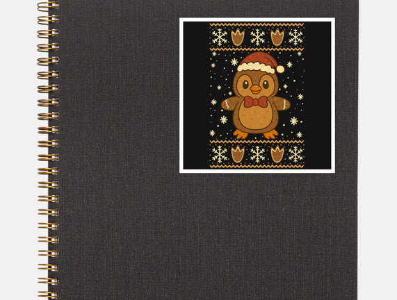 Gingerbread Penguin Ugly Sweater