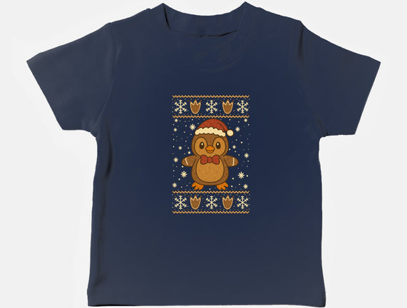 Gingerbread Penguin Ugly Sweater