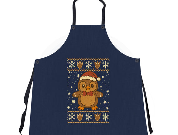 Gingerbread Penguin Ugly Sweater