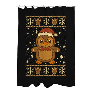 Gingerbread Penguin Ugly Sweater