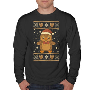 Gingerbread Penguin Ugly Sweater