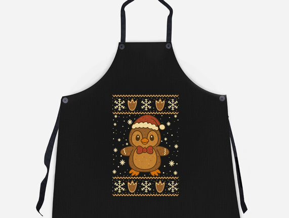 Gingerbread Penguin Ugly Sweater