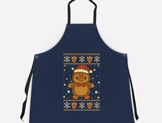 Gingerbread Penguin Ugly Sweater