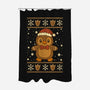 Gingerbread Penguin Ugly Sweater-None-Polyester-Shower Curtain-JamesQJO