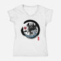 Enso Great Old One-Womens-V-Neck-Tee-DrMonekers