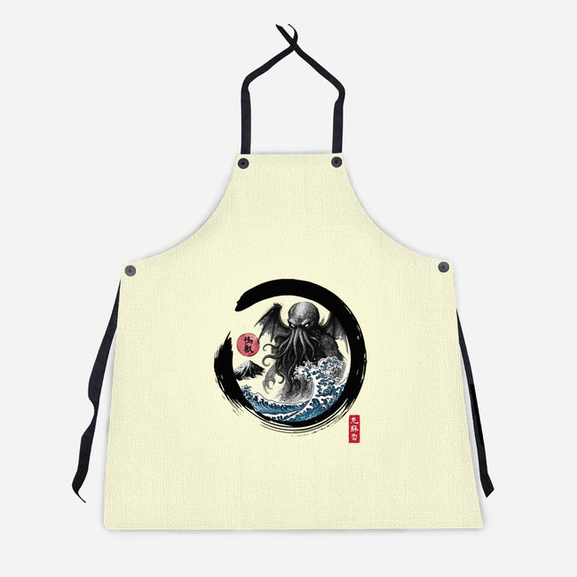 Enso Great Old One-Unisex-Kitchen-Apron-DrMonekers
