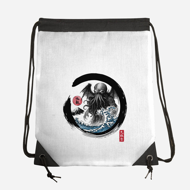 Enso Great Old One-None-Drawstring-Bag-DrMonekers
