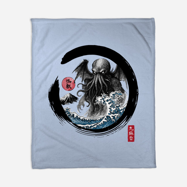 Enso Great Old One-None-Fleece-Blanket-DrMonekers